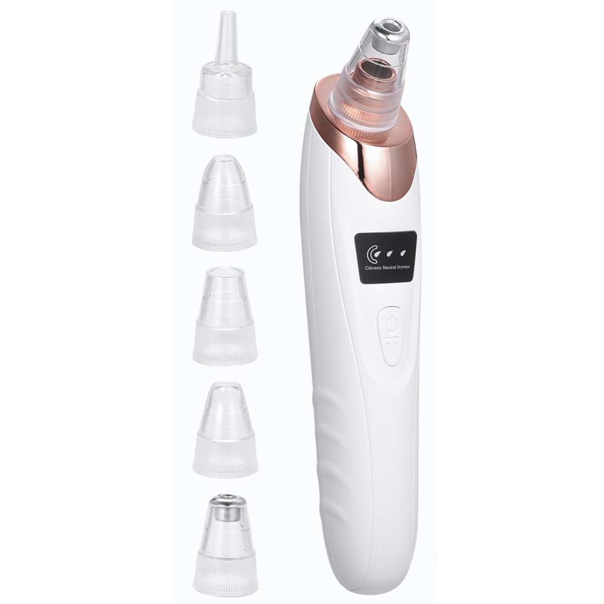 5 in 1 Electric Blackhead Acne Oil Remover Vacuum Suction Face Pore Cleaner Machine - Image 3