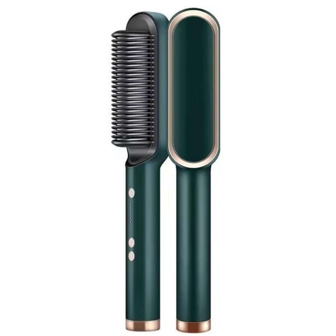 2 in 1 Electric Hair Straightener Curler Heating Styling Comb Straightening Brush - Image 6