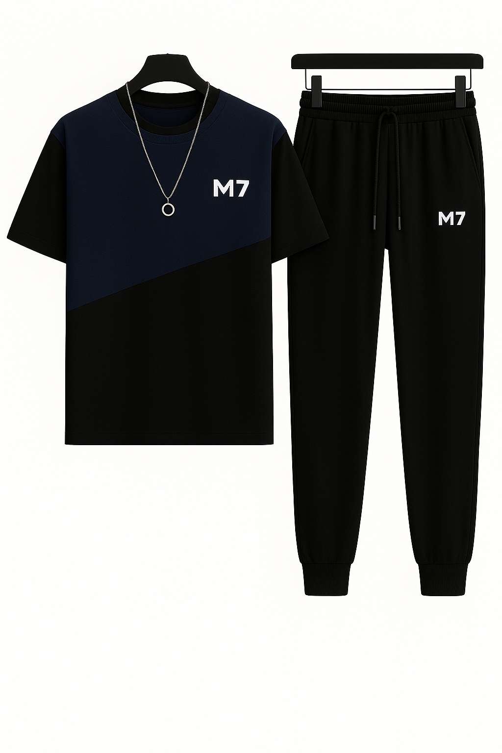 Party Track suits T-shirt & Trouser For Men Half Sleeves Tshrt WIth Trouser - Image 8