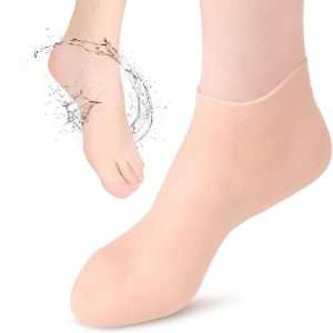 Moisturizing Gel Silicone Socks, Perfect for Spa Massage and Treating Dry, Cracked Feet