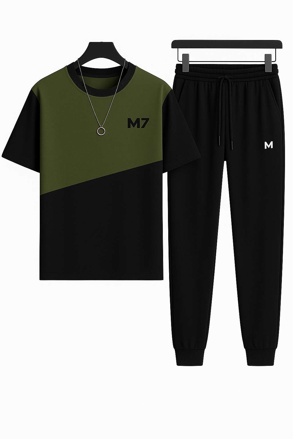 Party Track suits T-shirt & Trouser For Men Half Sleeves Tshrt WIth Trouser - Image 7