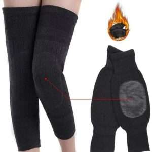 2 pc / 1 Pair High Quality Fleece Inside – Leg Warmer Warm Knee Brace Pad