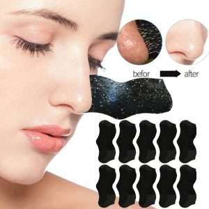 10pcs Nose Blackhead Remover Strips Mask Skin Care Shrink Pore Acne Treatment Mask Deep Nose Pore Cleansing Strips Black Head Remover