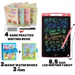 Magic Water Book, Water Drawing Book, Reusable Doddle Book with Pen for Kids