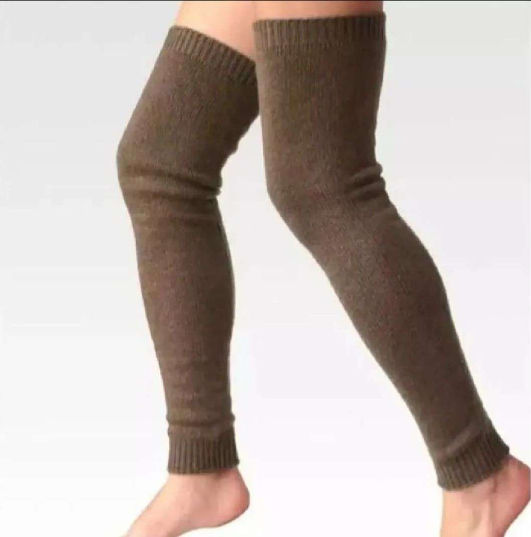 2 pc / 1 Pair High Quality Fleece Inside - Leg Warmer Warm Knee Brace Pad - Image 8
