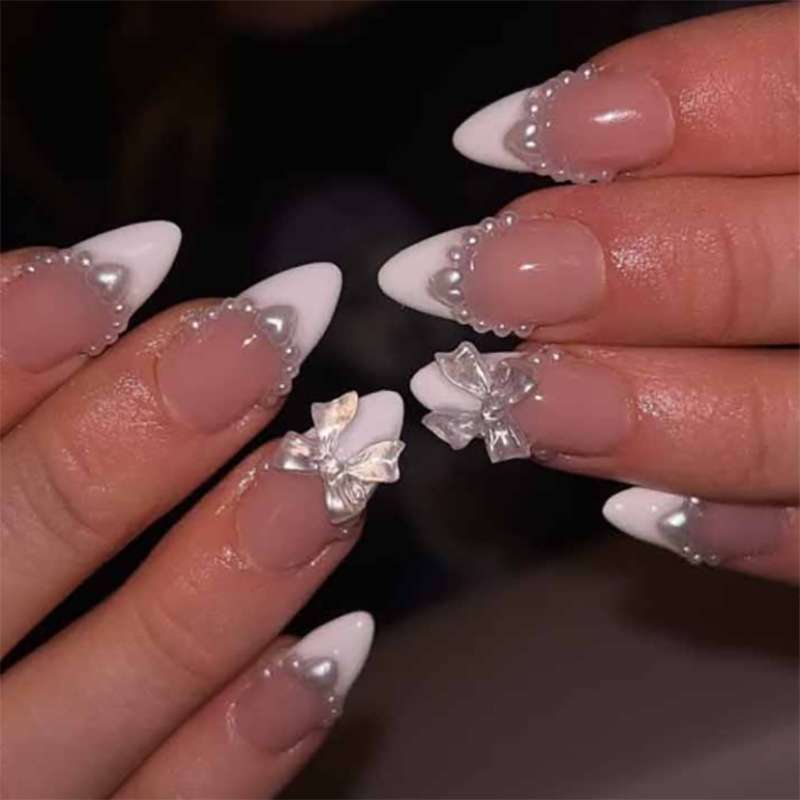 Menggh PK(WITH GLUE)24pcs false nails - Image 4