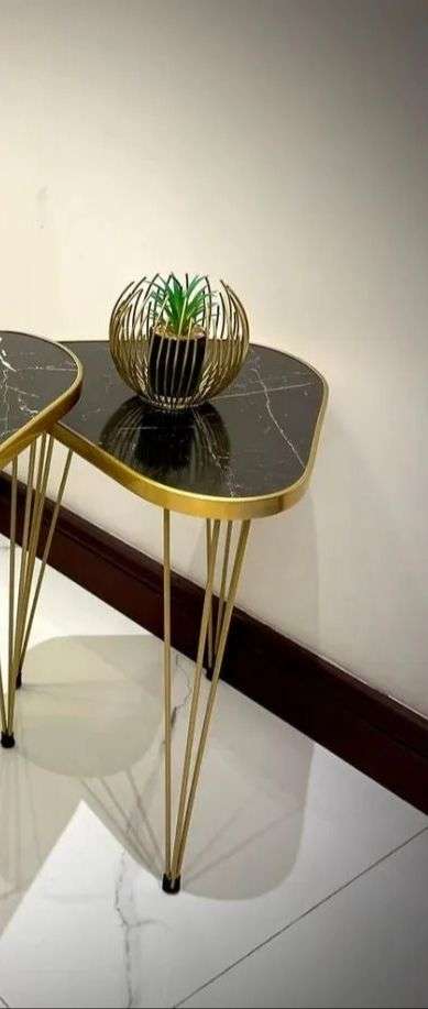 1 Pcs / Set of 3 Round Coffee Table HIGH Gloss Nesting End Tables - Image 2