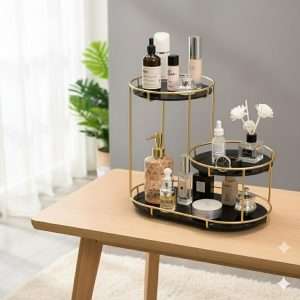 3-Tier Golden Vanity Stand