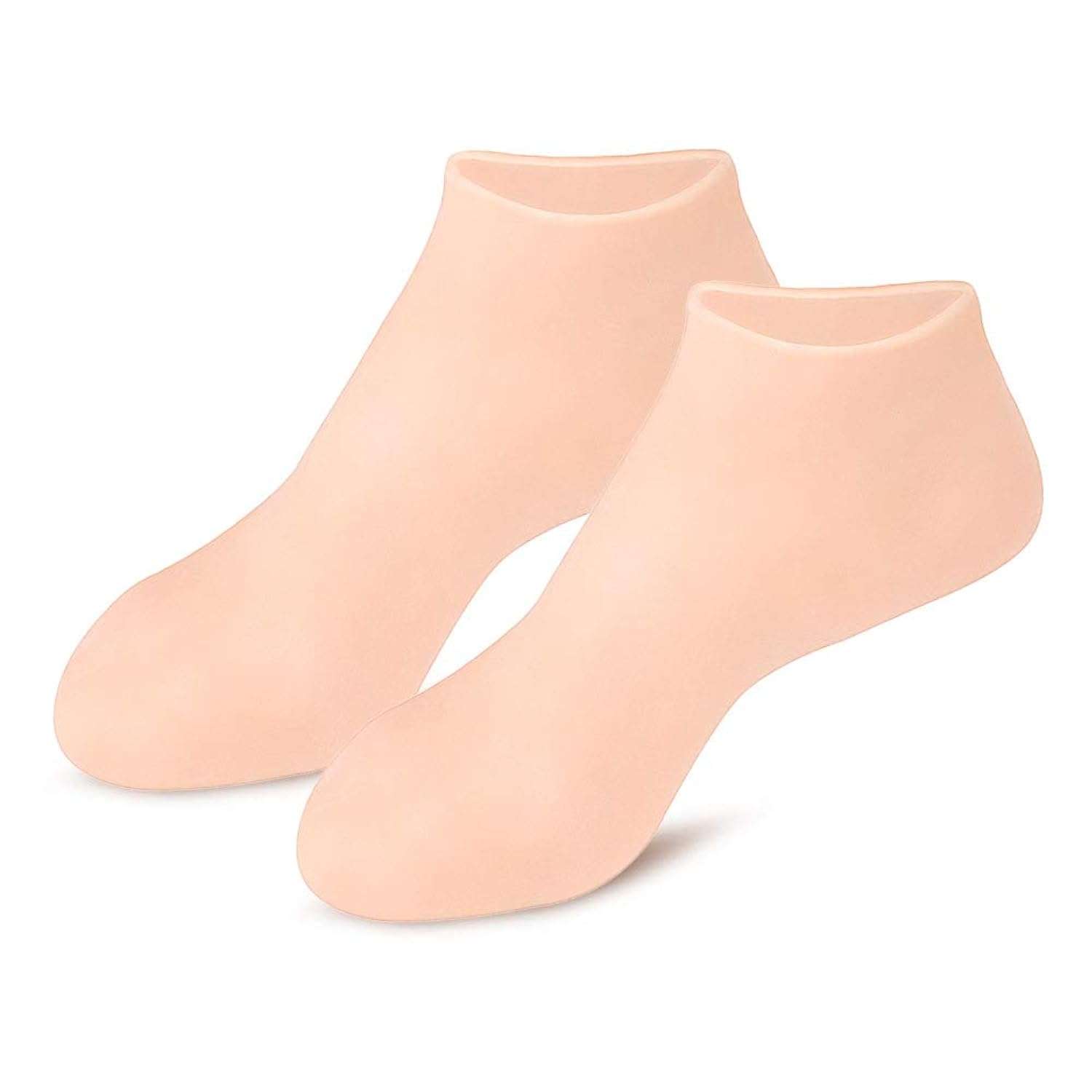 Premium Silicone Gel Heel Pad Socks and Moisturizing Gel Gloves Hand - Image 6