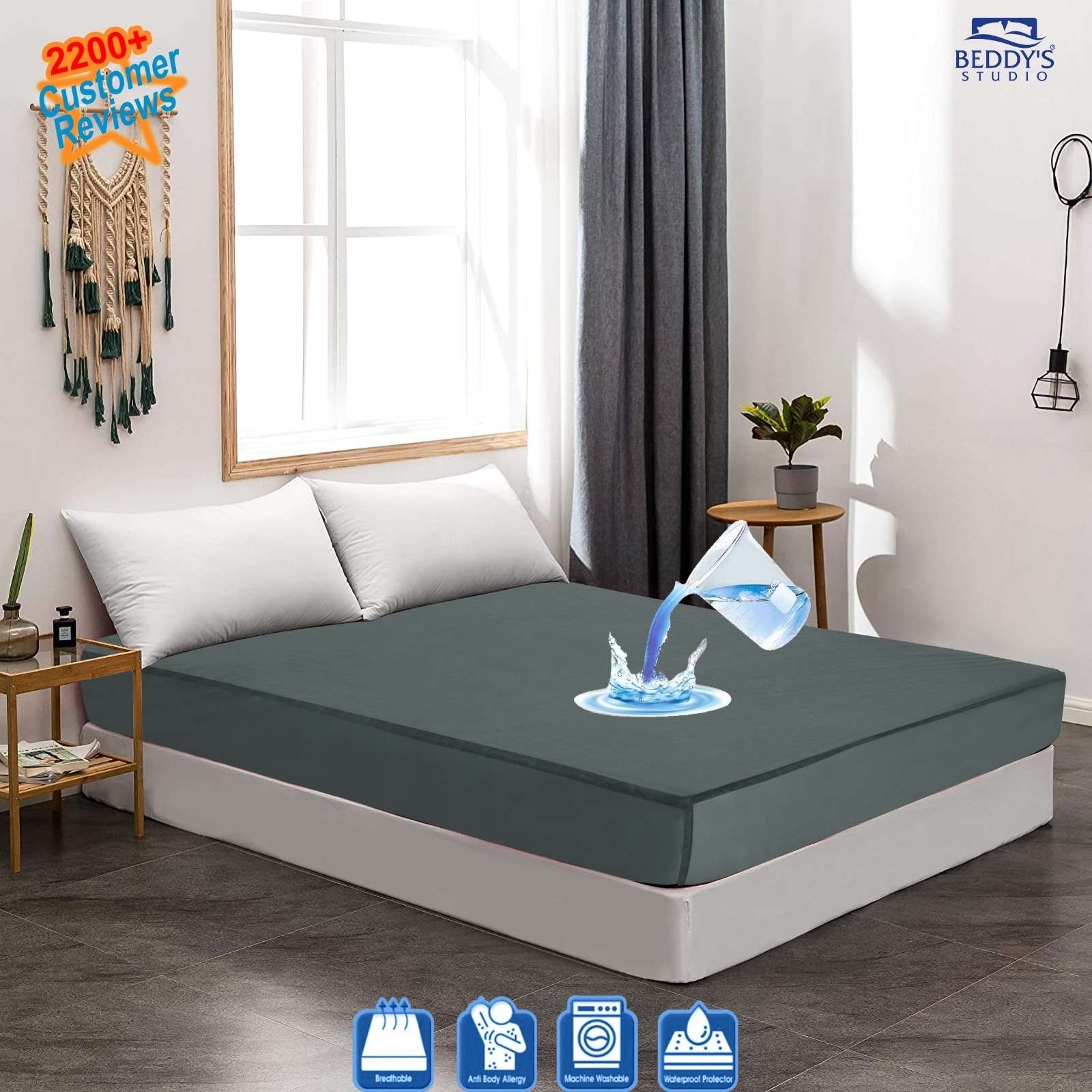 Waterproof Mattress Cover For Double Bed King Size - Image 3