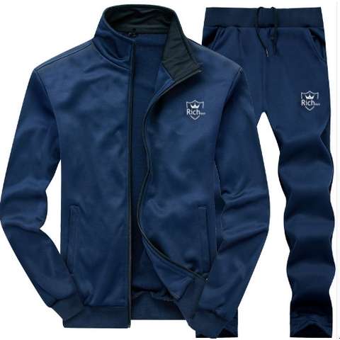 Richman Men's Tracksuit Set Full Zip Long Sleeve Jogging Running Sweatsuits - Image 5