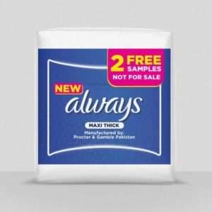 FOC Always Maxi Thick 2s Choice Free gift for LHR